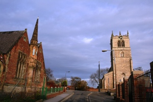 St Nicholas Church and Travis Studio (old school)